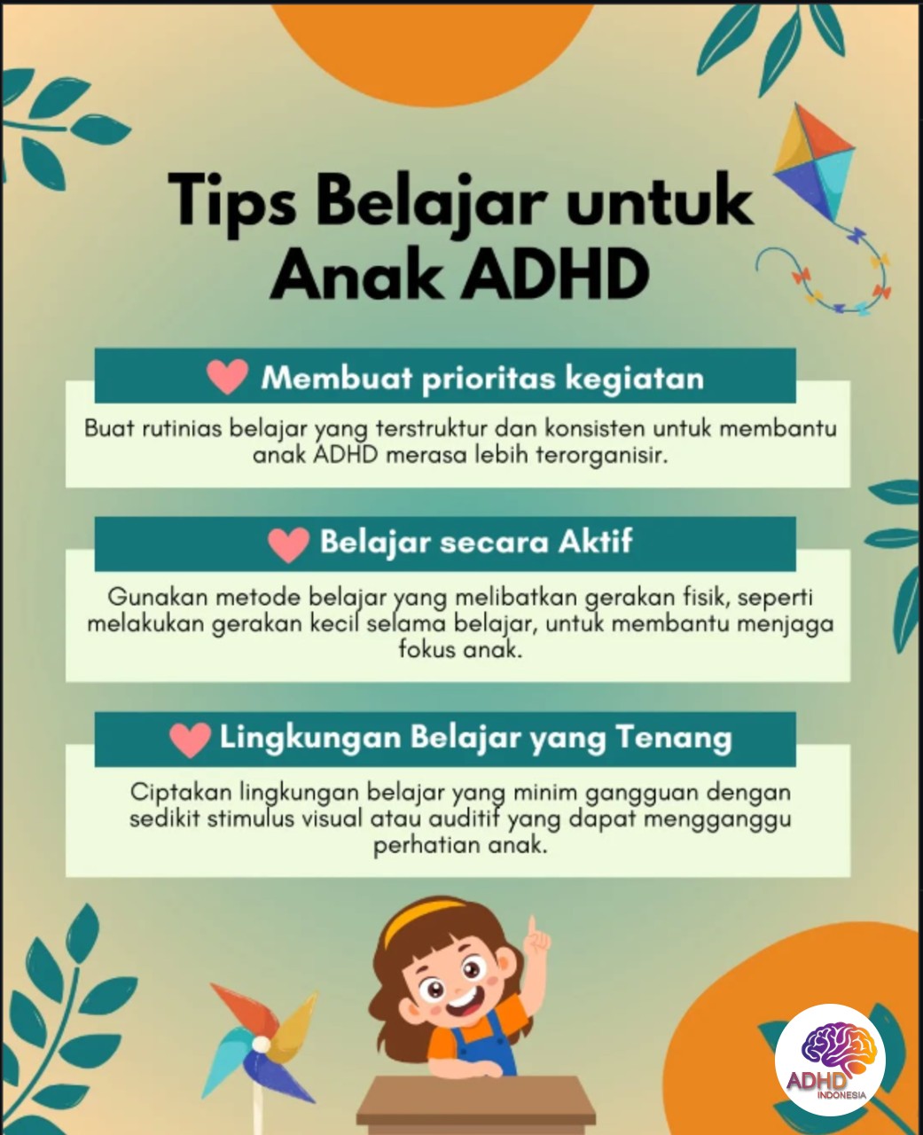 Strategi Belajar yang Cocok untuk Anak ADHD di Provinsi Banten
